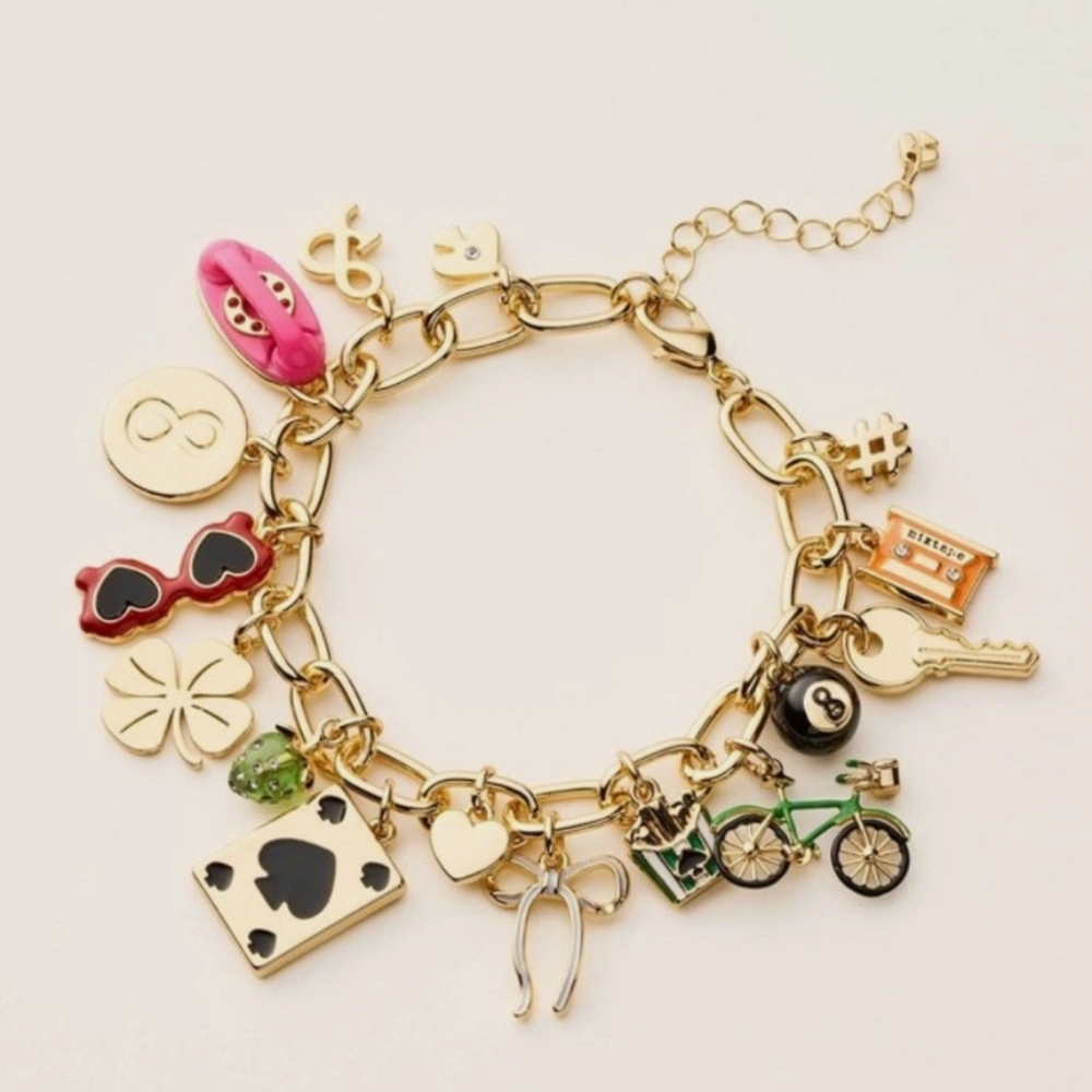 Kate Spade Gold Charm Bracelet